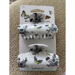 MacKenzie Childs x Goody Butterly Medium Hair Claw Clips Set